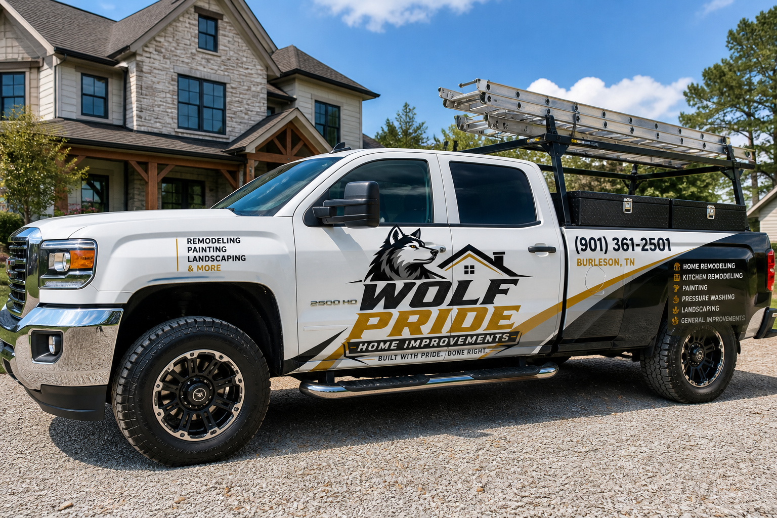 Wolf Pride home improvement project